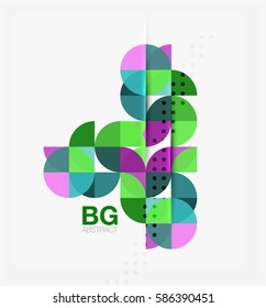 Modern geometrical abstract background. Vector template background for workflow layout, diagram, number options or web design