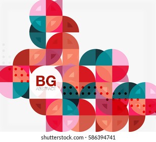 Modern geometrical abstract background. Vector template background for workflow layout, diagram, number options or web design