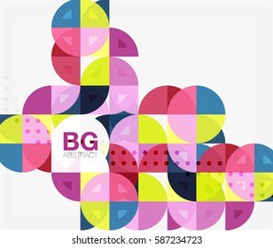 Moderner, geometrischer abstrakter Hintergrund. Vektorvorlagenhintergrund für das Workflowlayout, -diagramm, -nummeroptionen oder Webdesign