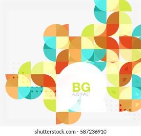 Modern geometrical abstract background. Vector template background for workflow layout, diagram, number options or web design