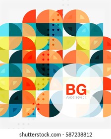 Modern geometrical abstract background. Vector template background for workflow layout, diagram, number options or web design