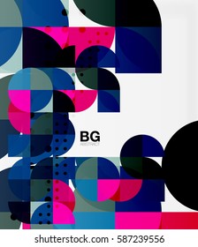 Fondo abstracto geométrico moderno. Fondo de plantilla de vector para diseño de flujo de trabajo, diagrama, opciones de número o diseño web