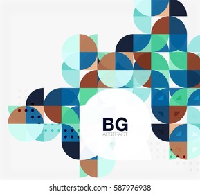 Modern geometrical abstract background. Vector template background for workflow layout, diagram, number options or web design