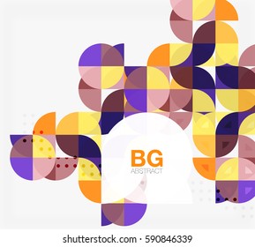 Modern geometrical abstract background. Vector template background for workflow layout, diagram, number options or web design