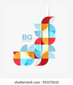 Modern geometrical abstract background. Vector template background for workflow layout, diagram, number options or web design