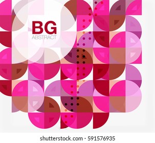 Modern geometrical abstract background. Vector template background for workflow layout, diagram, number options or web design