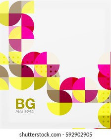 Modern geometrical abstract background. Vector template background for workflow layout, diagram, number options or web design