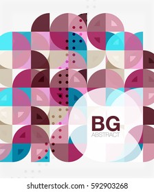 Modern geometrical abstract background. Vector template background for workflow layout, diagram, number options or web design
