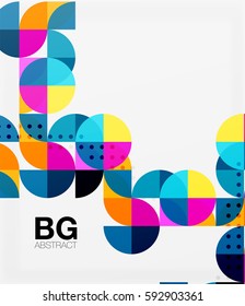 Modern geometrical abstract background. Vector template background for workflow layout, diagram, number options or web design