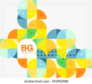 Modern geometrical abstract background. Vector template background for workflow layout, diagram, number options or web design