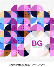 Modern geometrical abstract background. Vector template background for workflow layout, diagram, number options or web design