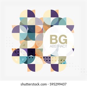 Modern geometrical abstract background. Vector template background for workflow layout, diagram, number options or web design