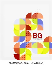 Modern geometrical abstract background. Vector template background for workflow layout, diagram, number options or web design