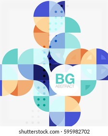 Modern geometrical abstract background. Vector template background for workflow layout, diagram, number options or web design