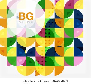 Modern geometrical abstract background. Vector template background for workflow layout, diagram, number options or web design