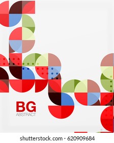 Modern geometrical abstract background. Vector template background for workflow layout, diagram, number options or web design