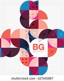 Modern geometrical abstract background. Vector template background for workflow layout, diagram, number options or web design