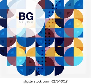 Modern geometrical abstract background. Vector template background for workflow layout, diagram, number options or web design