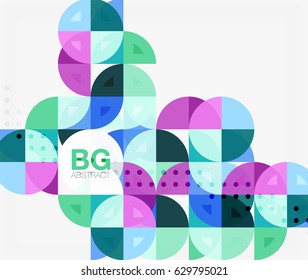 Moderner, geometrischer abstrakter Hintergrund. Vektorvorlagenhintergrund für das Workflowlayout, -diagramm, -nummeroptionen oder Webdesign