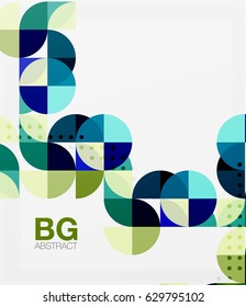 Modern geometrical abstract background. Vector template background for workflow layout, diagram, number options or web design
