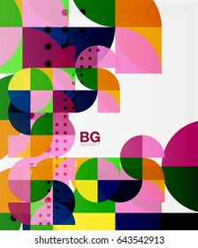 Modern geometrical abstract background. Vector template background for workflow layout, diagram, number options or web design