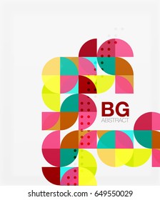 Modern geometrical abstract background. Vector template background for workflow layout, diagram, number options or web design