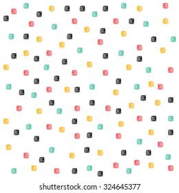 modern geometrical abstract background.hand drawing style.