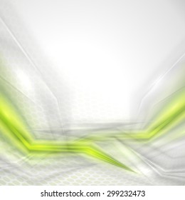 Modern geometrical abstract green vector background