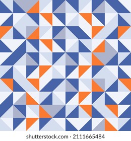 Modern Geometrical Abstract Mosaic pattern and textile template style with tangles shapes and Abstract elements illustrations objects
