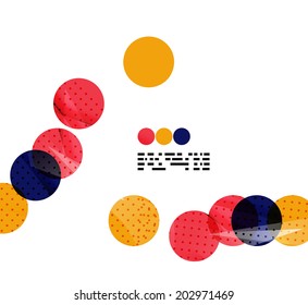 Modern geometrical abstract template on white. Business transparent shapes with copy space