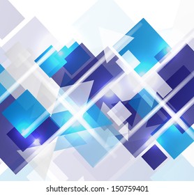 Modern geometrical abstract vector background