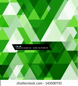 Plantilla de vector abstracto geométrico moderno