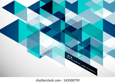 Modern geometrical abstract vector template