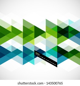 Modern geometrical abstract vector template