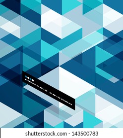 Modern geometrical abstract vector template