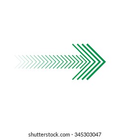 Modern Geometrical Arrow Design Template .