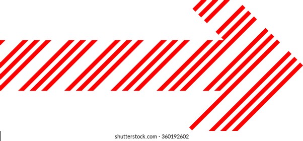  Modern Geometrical Arrow  Logo. Vector.