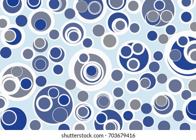 Modern geometrical circles, bubbles, sphere or ellipses background pattern abstract. Vector illustration graphic.