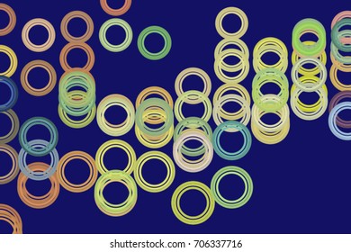 Modern geometrical circles, bubbles, sphere or ellipses background pattern abstract. Vector illustration graphic.