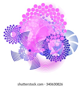  Modern Geometrical Circles Design Template .