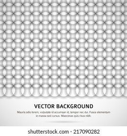 Modern geometrical grey background of bright glowing perspective with ring. Gorgeous graphic image template. Abstract vector Illustration eps 10 for your business brochure 