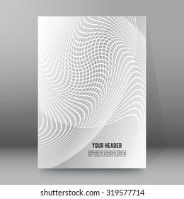 Modern geometrical grey background of bright glowing perspective with gray mosaic of light. Gorgeous graphic image template. Abstract vector Illustration eps 10 for new products or sales