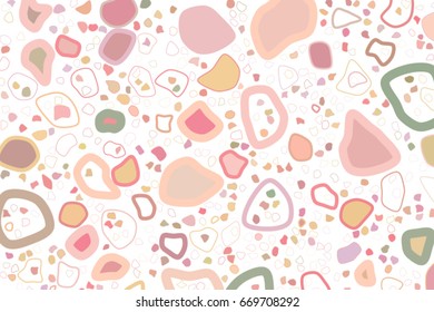 Modern geometrical mixed background pattern abstract. No overlapping. Vector illustration graphic.