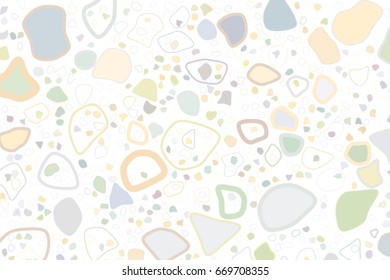 Modern geometrical mixed background pattern abstract. No overlapping. Vector illustration graphic.