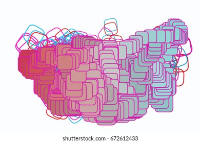 Modern geometrical mixed background pattern abstract. Vector illustration graphic.