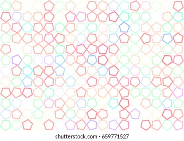 Modern geometrical pentagon background pattern abstract. Style of mosaic or tile. Vector illustration graphic.