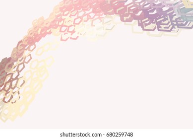 Modern geometrical pentagon background pattern abstract. 3D perspective view. Vector illustration graphic.