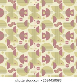 Padrão vetorial contínuo geométrico moderno