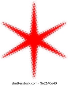  Modern Geometrical Star Design Template . Vector logo