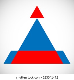 Modern Geometrical Triangle Design Template .